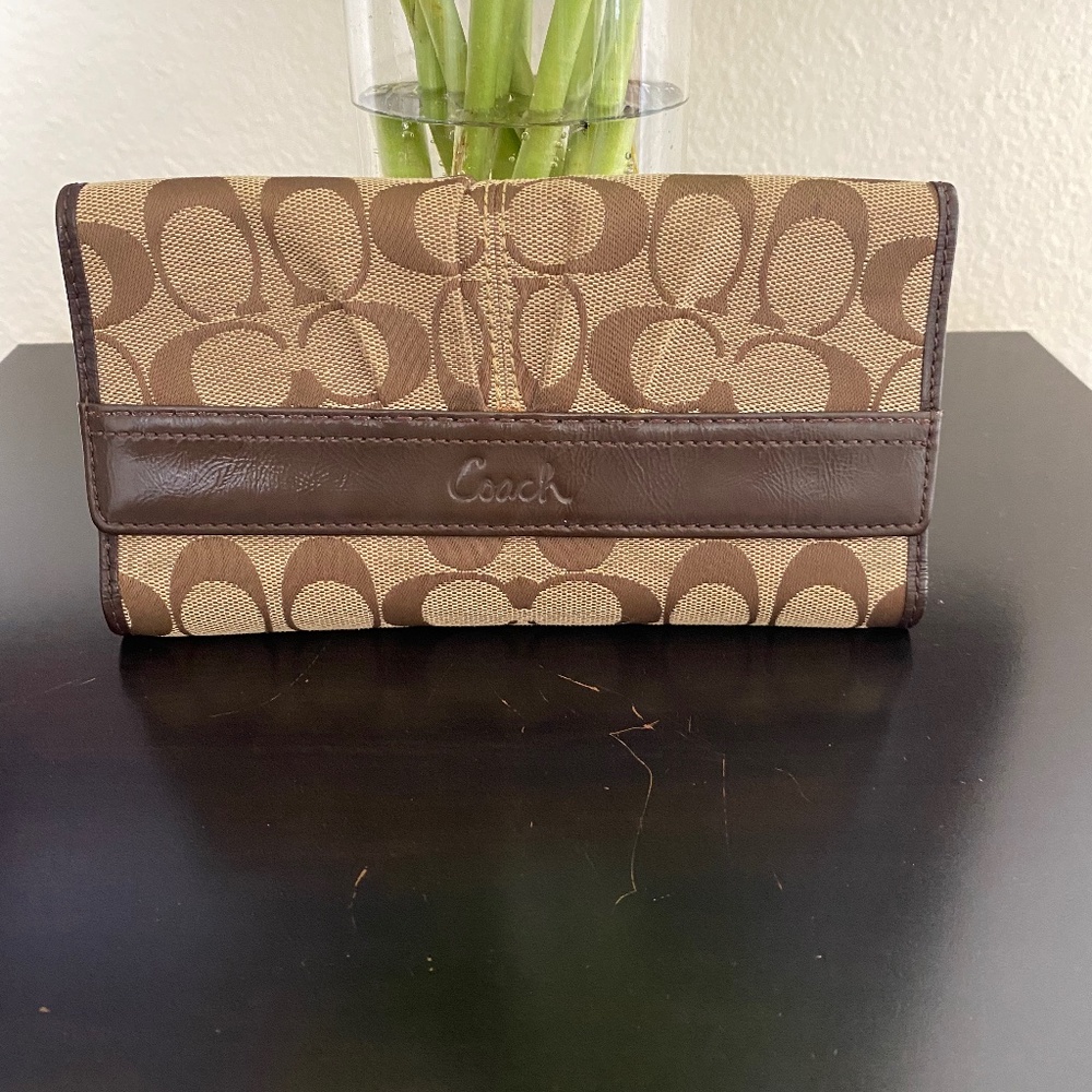Brown Coach Wallet